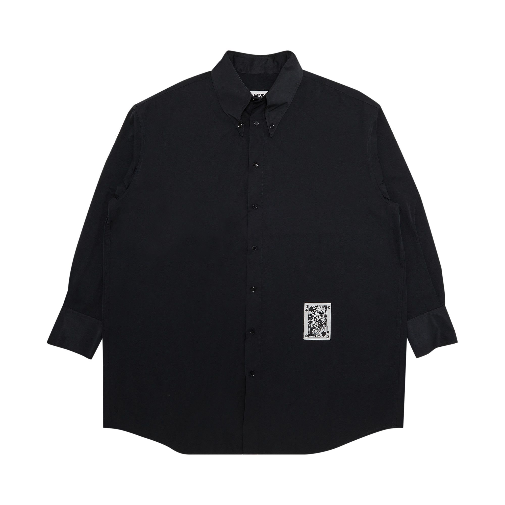 Buy MM6 Maison Margiela Shirt With Patch 'Black' - S62DL0075