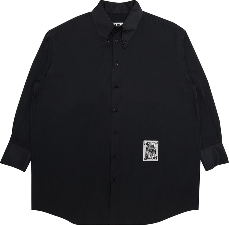 MM6 Maison Margiela Shirt With Patch 'Black'