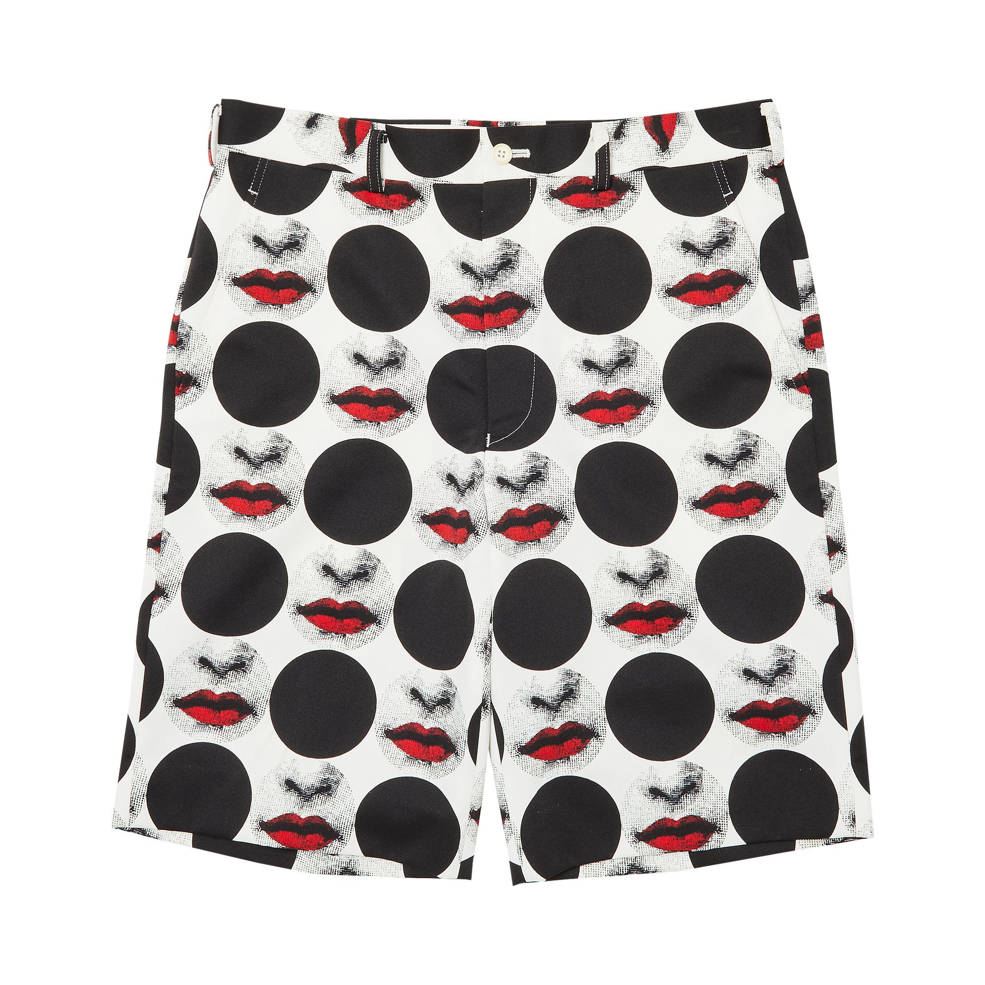 Buy Comme des Garcons Homme Plus Fornasetti Printed Shorts White PS P050 GOAT CA