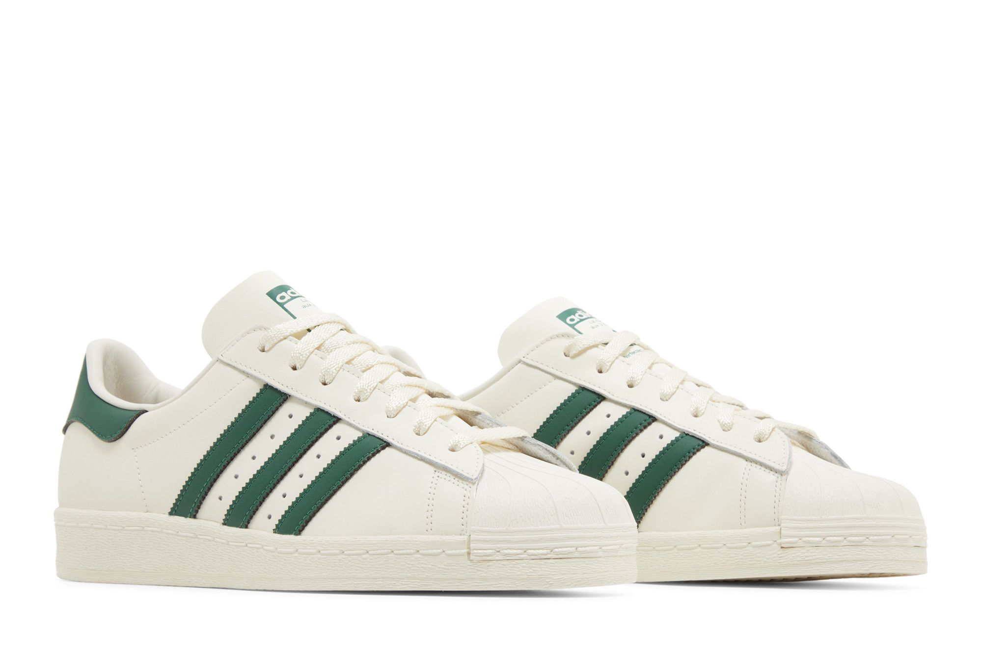 スニーカー adidas Superstar 82 Green Off White adidas Superstar 82 Cloud White/Dark Green/Off White