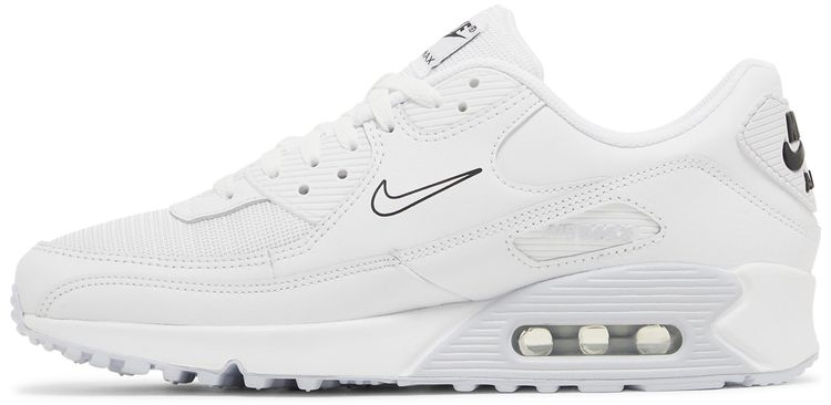 Nike Air Max 90 Multi Swoosh   White Bright Crimson