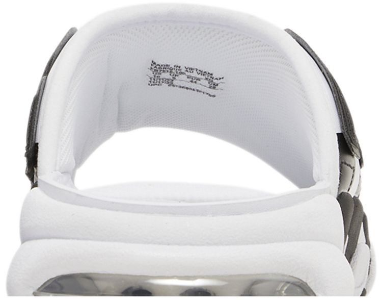 Air More Uptempo Slide White Black Red