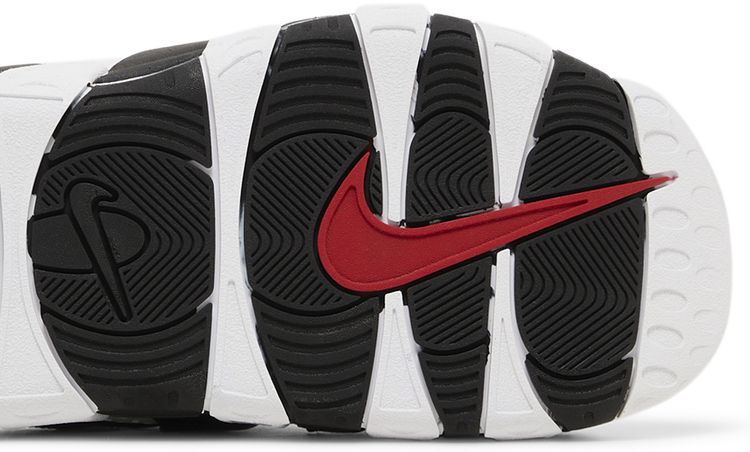 Air More Uptempo Slide White Black Red