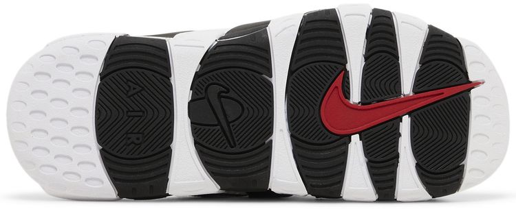 Air More Uptempo Slide White Black Red