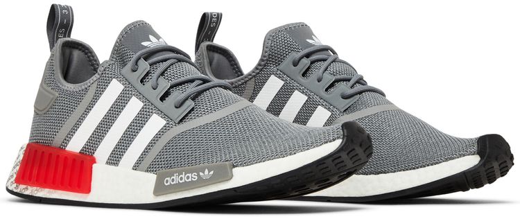 Adidas NMD R1 Grey Vivid Red