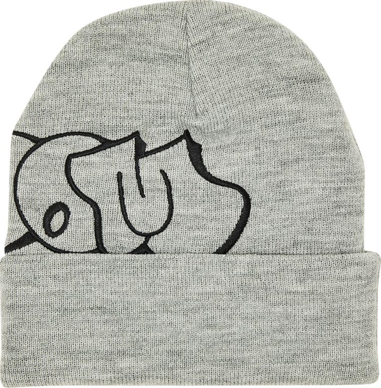 Supreme MF DOOM Beanie Heather Grey