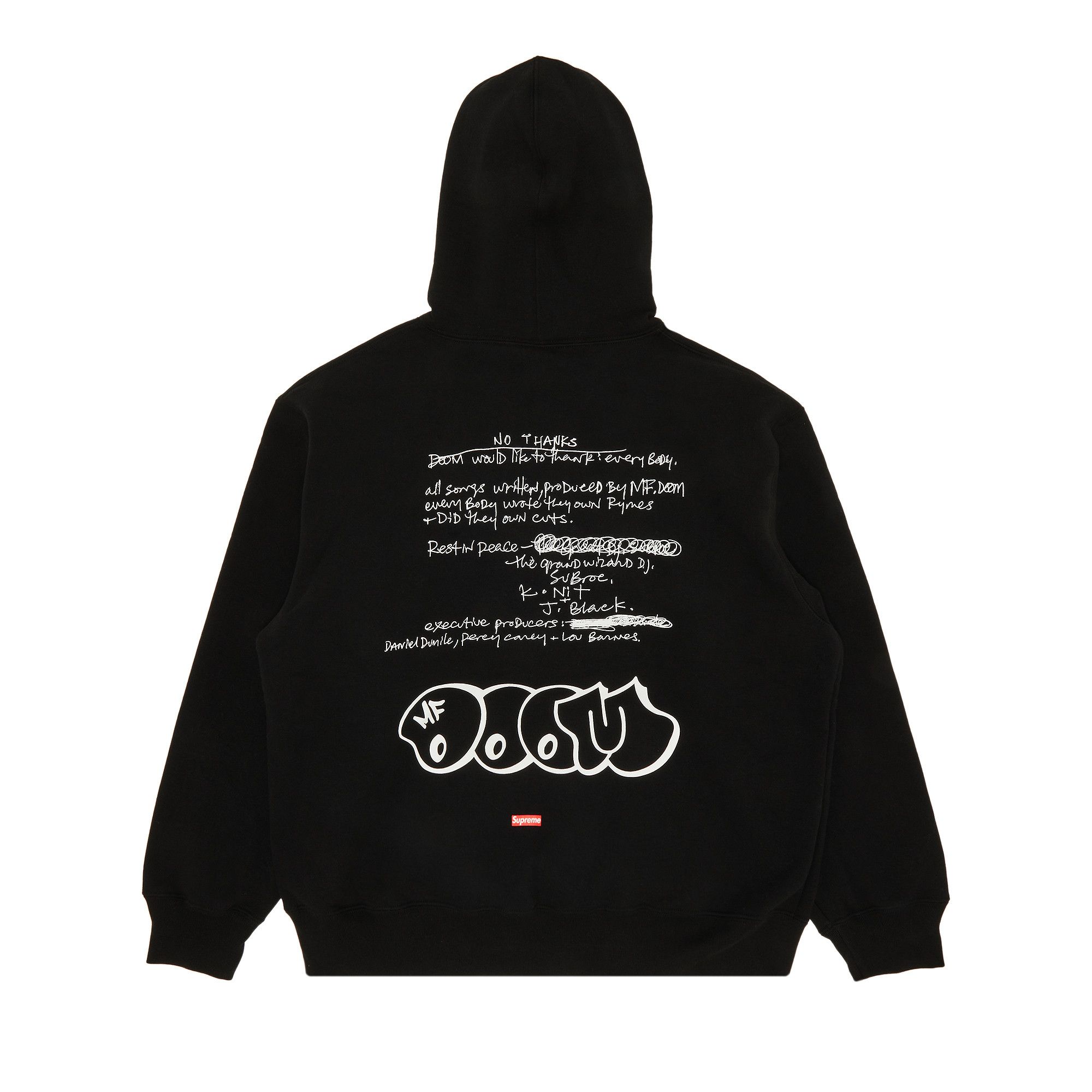 Size l Supreme MF DOOM Hooded Sweatshirt 'Black'