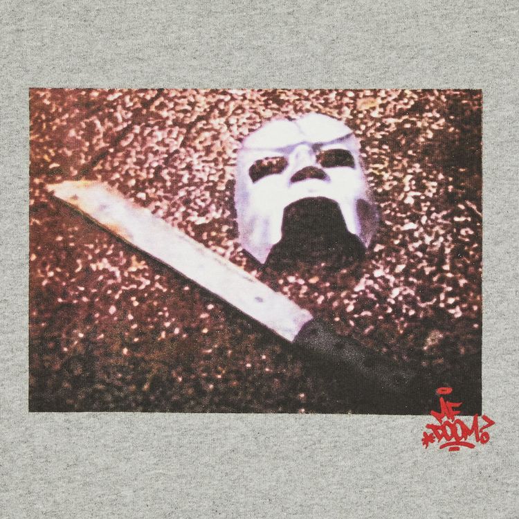 Supreme MF DOOM Hooded Sweatshirt Heather Grey
