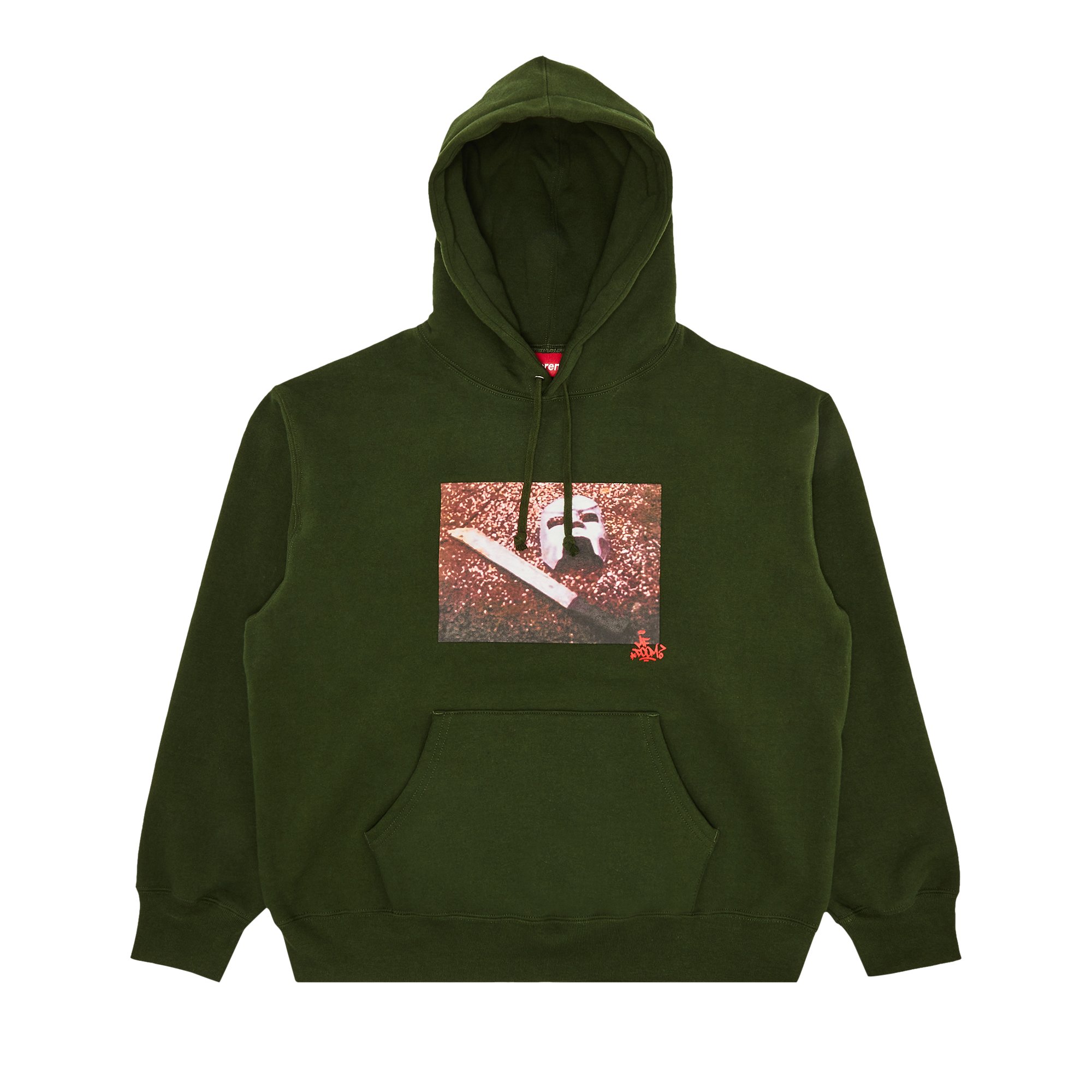 Buy Supreme MF DOOM Hooded Sweatshirt 'Dark Olive' - FW23SW110