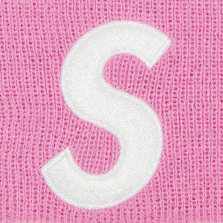 Supreme x New Era S Logo Beanie Pink