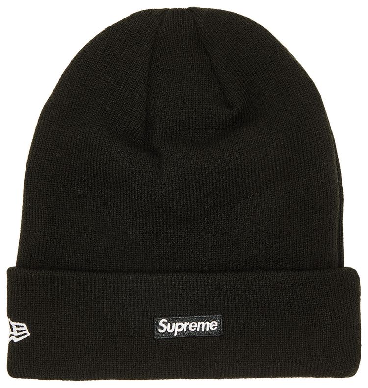 Supreme x New Era S Logo Beanie Black