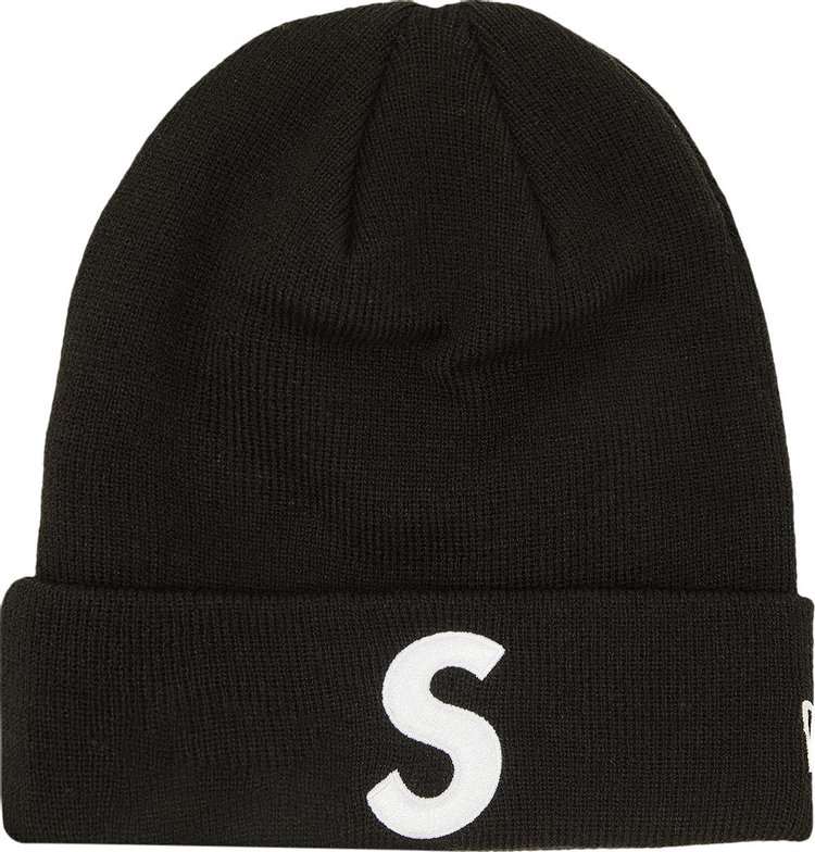Buy Supreme x New Era S Logo Beanie 'Black' - FW23BN42 BLACK | GOAT