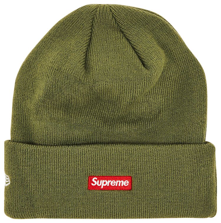 Supreme x New Era S Logo Beanie Olive