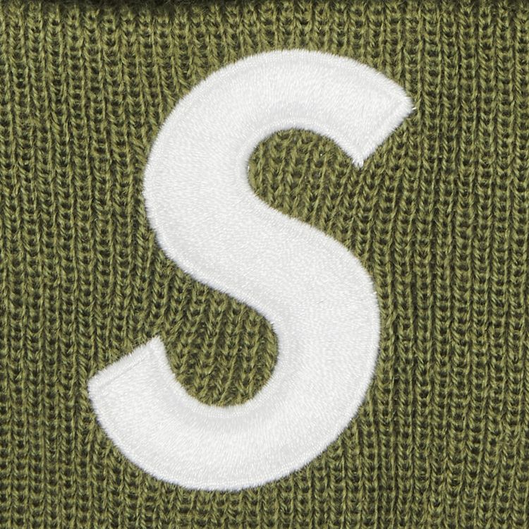 Supreme x New Era S Logo Beanie Olive