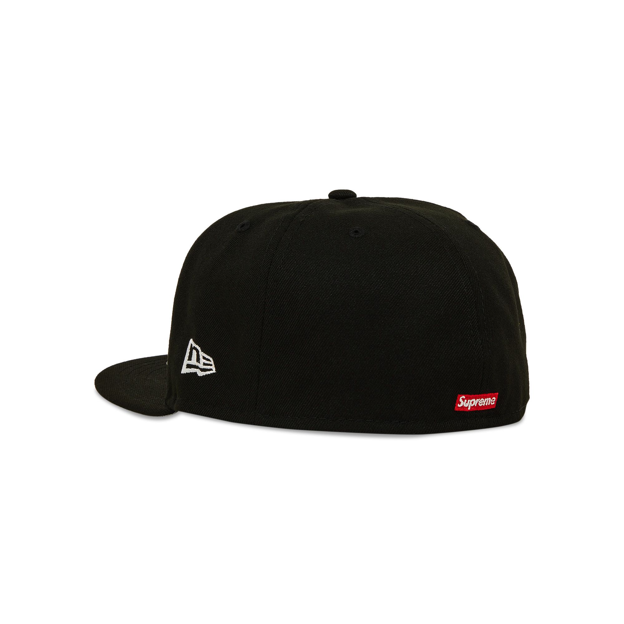 Size 7 3/8 Supreme Hebrew New Era 'Black'