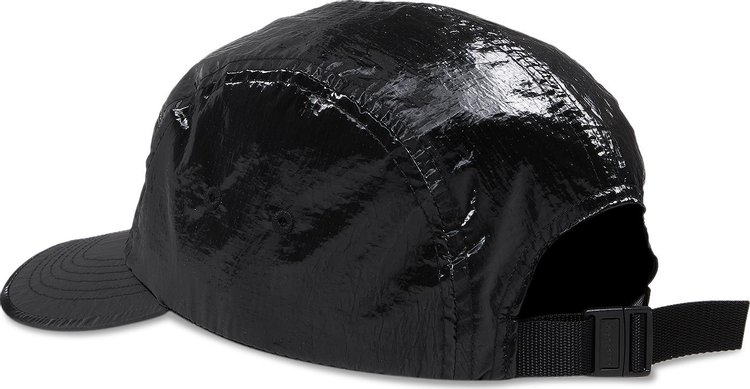 Supreme Gloss Ripstop Camp Cap Black