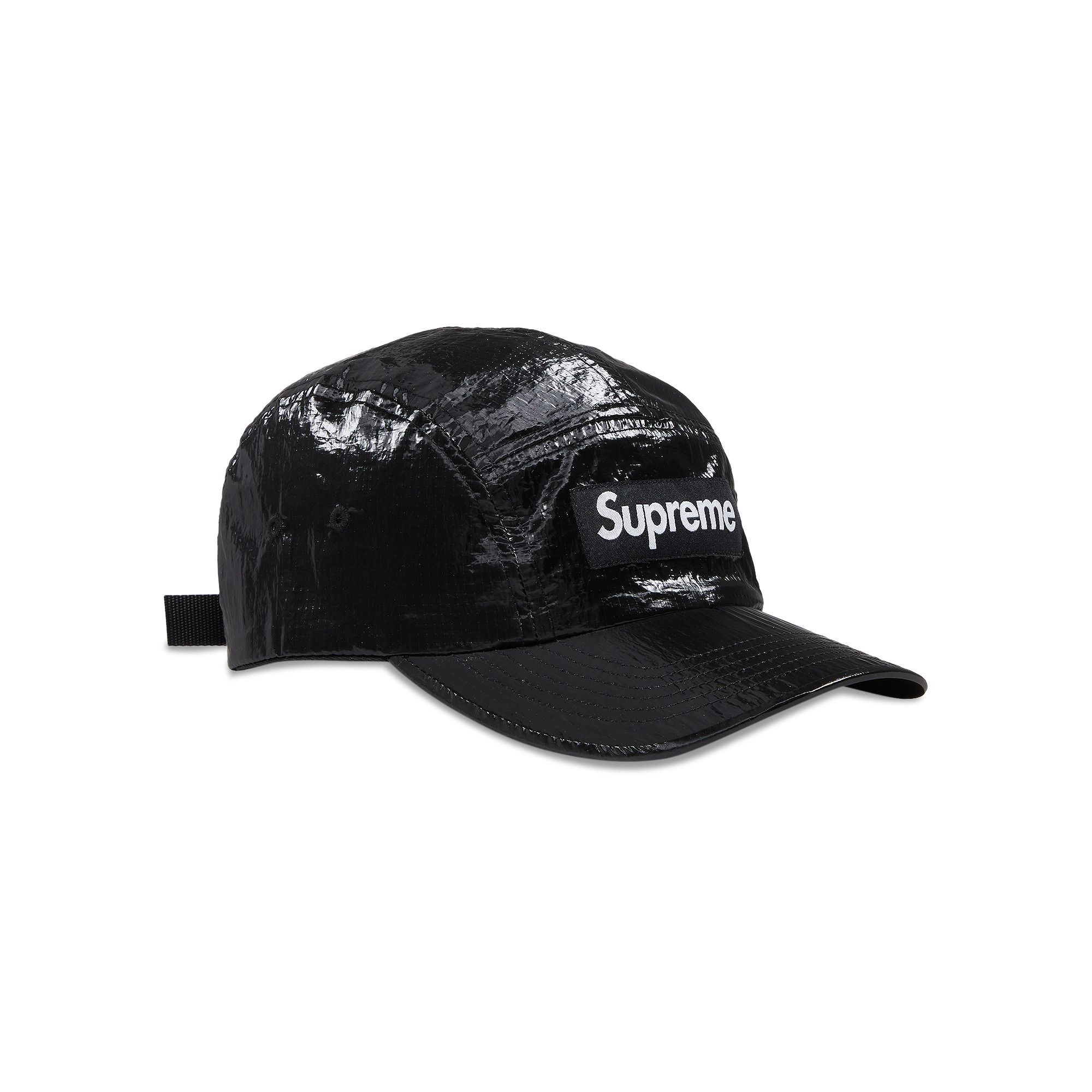 Buy Supreme Gloss Ripstop Camp Cap 'Black' - FW23H45 BLACK