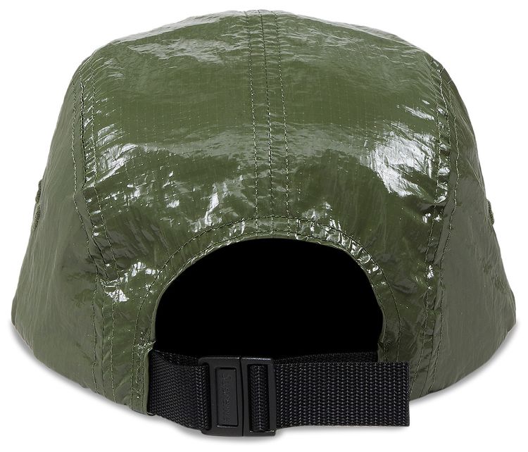 Supreme Gloss Ripstop Camp Cap Olive
