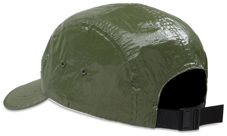 Supreme Gloss Ripstop Camp Cap Olive