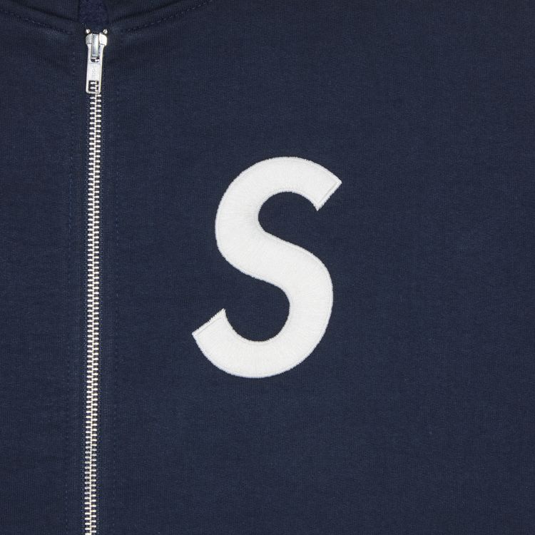 Buy Supreme S Logo Zip Up Hooded Sweatshirt 