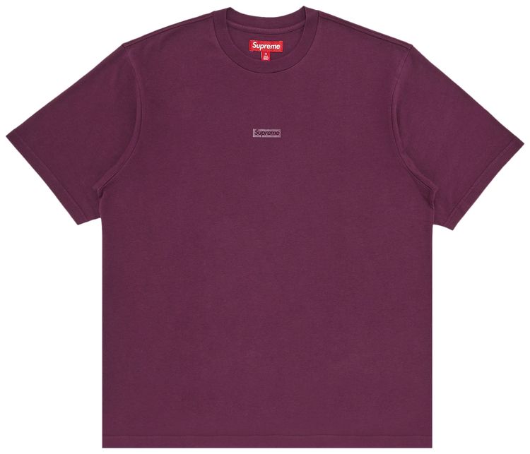 Supreme High Density Small Box Short Sleeve Top Plum