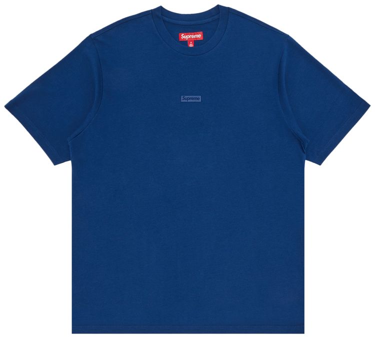 Supreme High Density Small Box Short Sleeve Top Light Navy