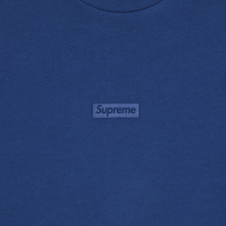 Supreme High Density Small Box Short Sleeve Top Light Navy