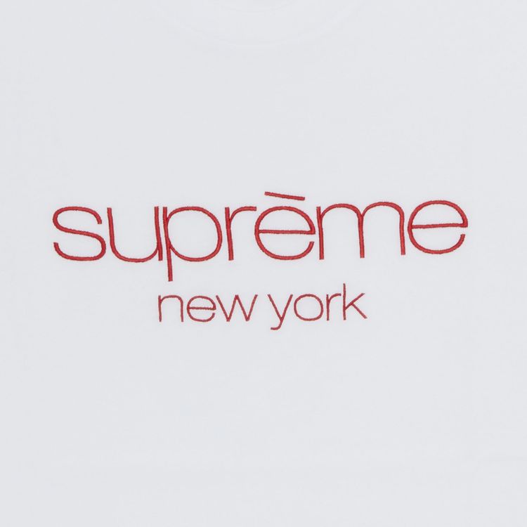 Supreme Classic Logo Short Sleeve Top White