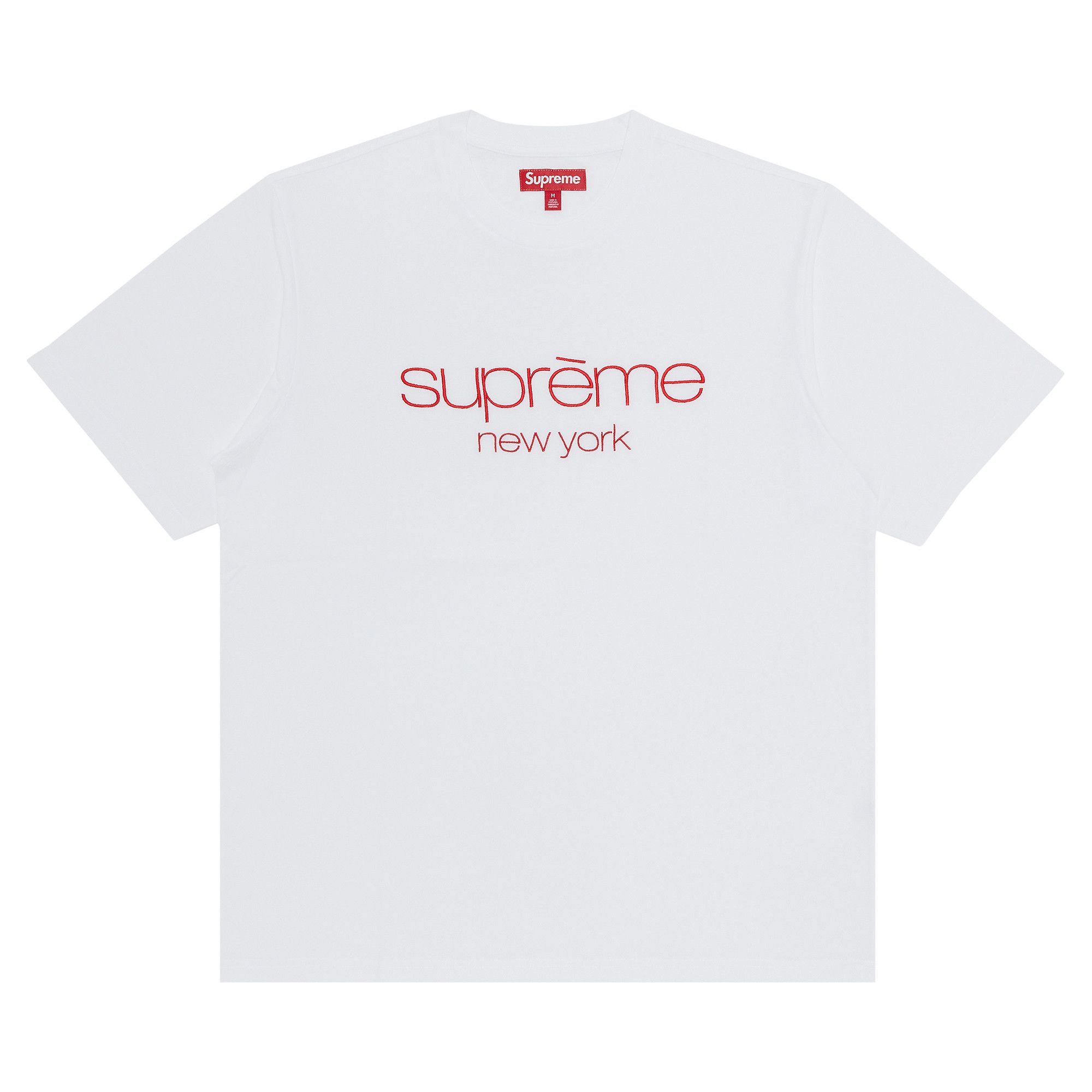 Buy Supreme Classic Logo Short-Sleeve Top 'White' - FW23KN82