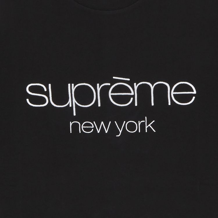 Supreme Classic Logo Short Sleeve Top Black
