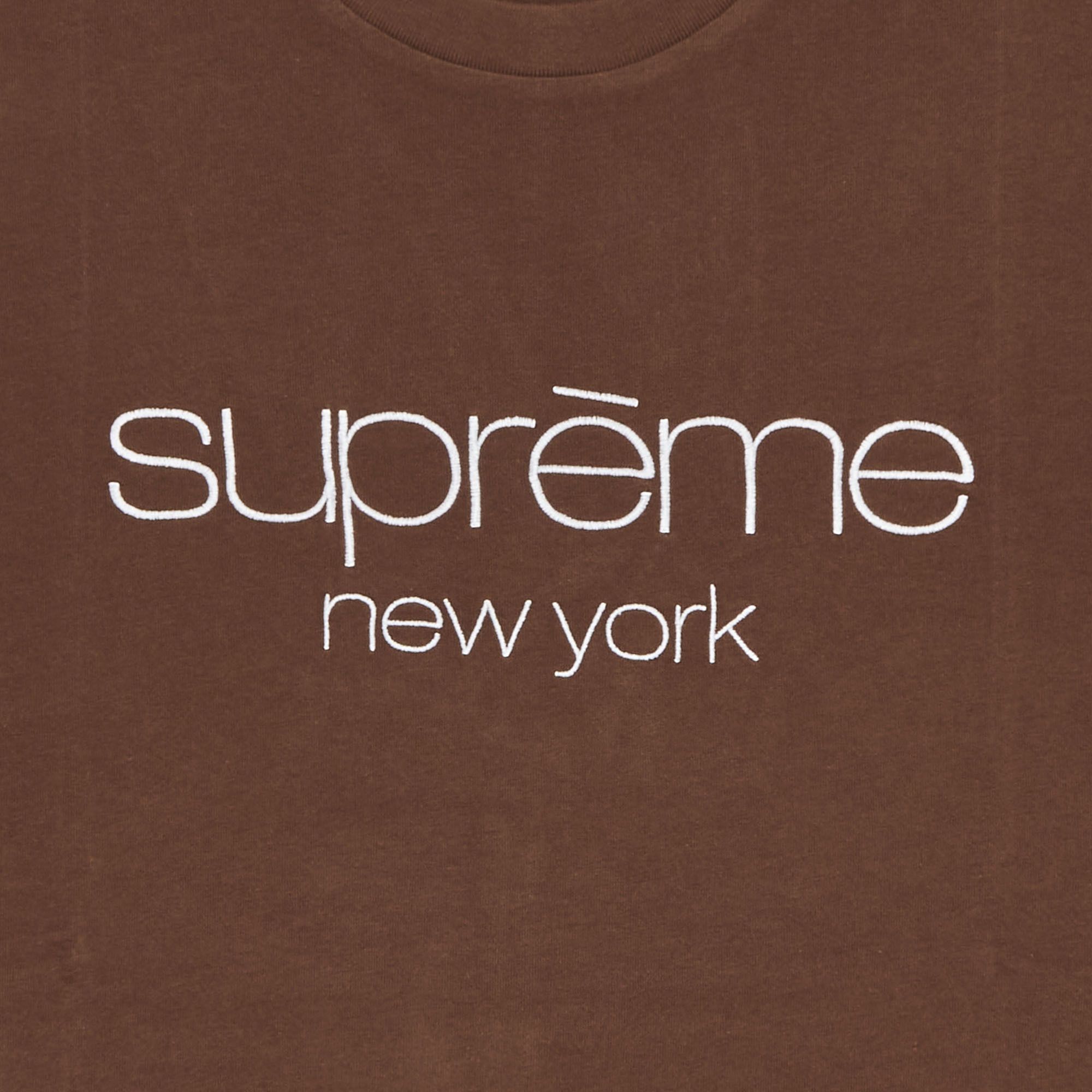 Buy Supreme Classic Logo Short-Sleeve Top 'Brown' - FW23KN82