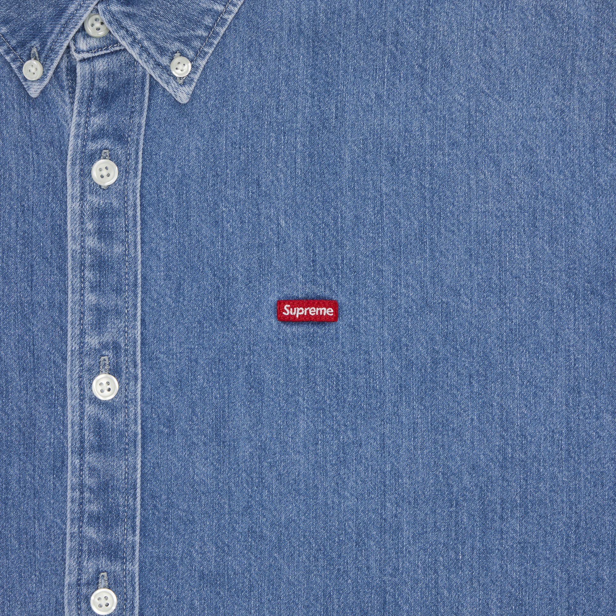 Buy Supreme Small Box Shirt 'Denim' - FW23S2 DENIM | GOAT UK