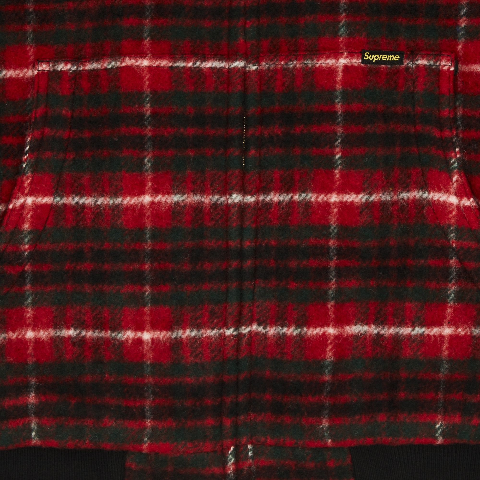 Plaid Wool Hooded Work Jacket - fall winter 2023 - Supreme