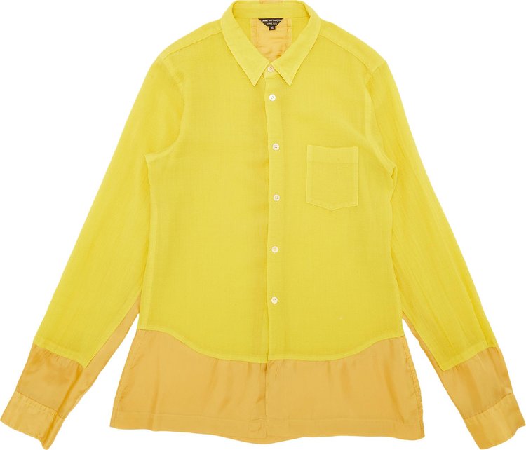 Comme des Garçons Homme Plus Long-Sleeve Button Up 'Yellow/Orange'
