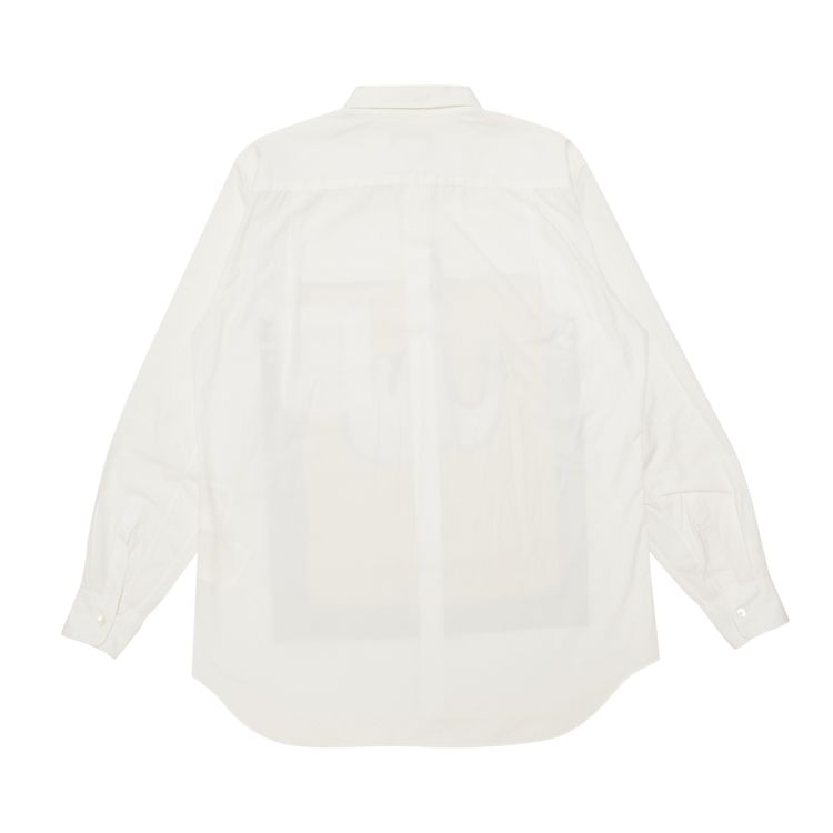Vintage Comme des Garcons Homme Plus Button Up With Tomaszenski Print White