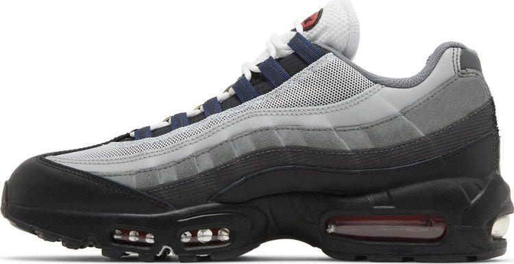 Air Max 95 Smoke Grey Track Red