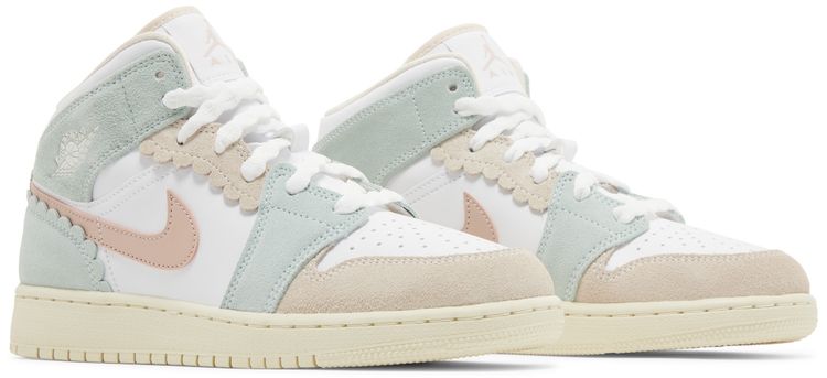 Air Jordan 1 Mid SE GS Scalloped Edge