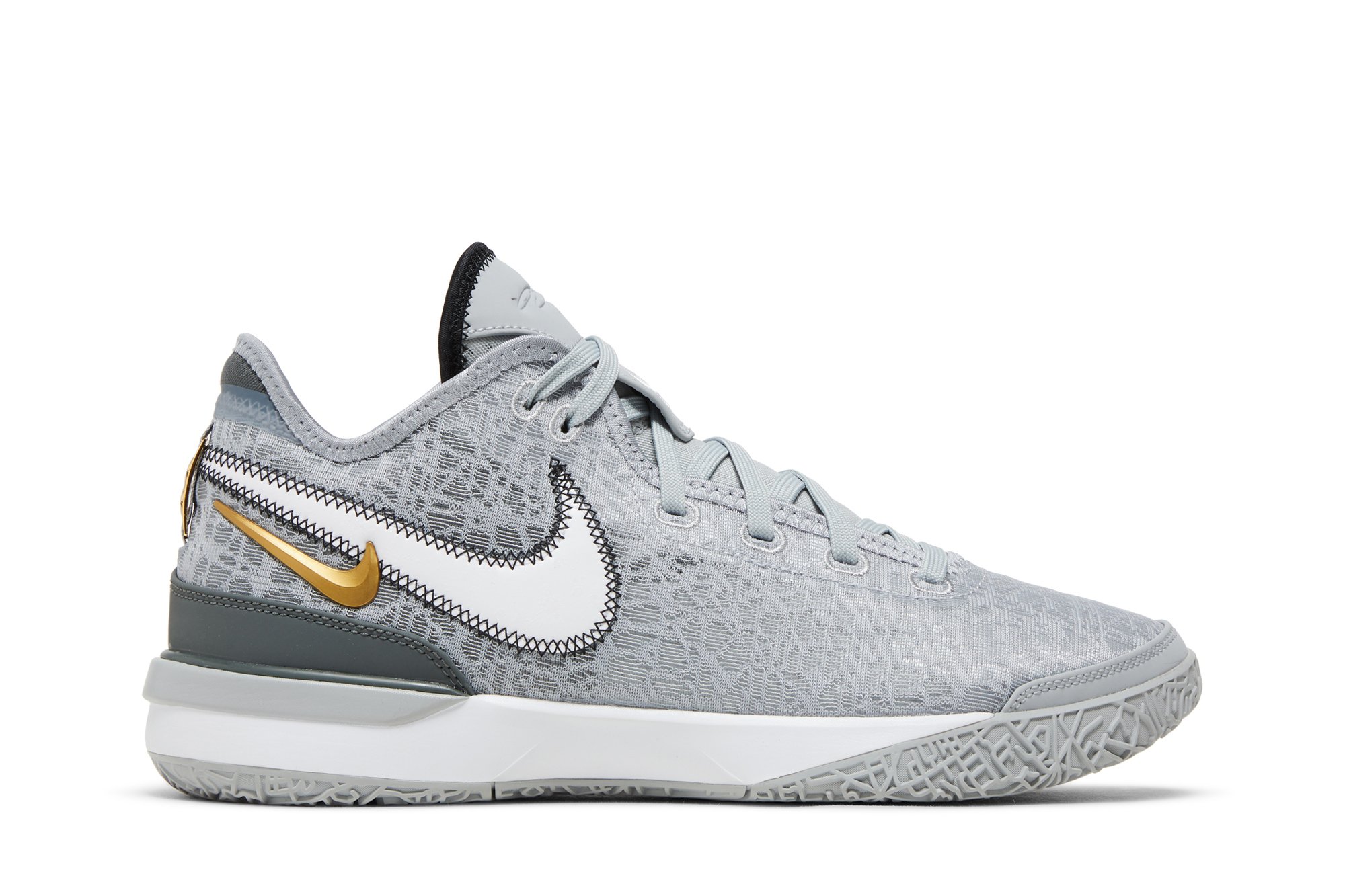 Nike Zoom Lebron NXXT Gen Basketball Shoes in Grey/Wolf Grey Size 8.0 | Suede