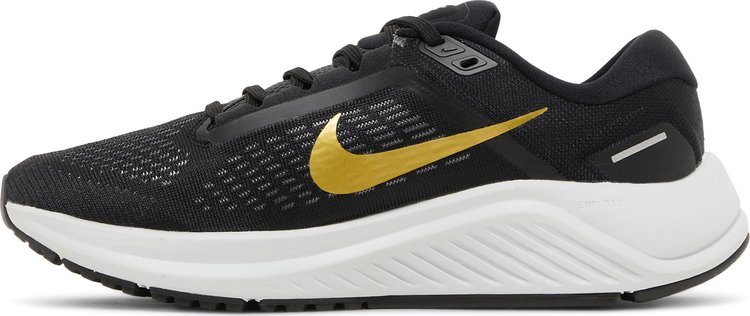 Wmns Air Zoom Structure 24 Black Metallic Gold Coin