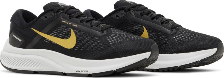 Wmns Air Zoom Structure 24 Black Metallic Gold Coin