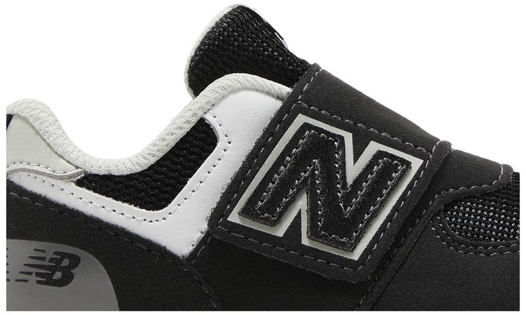New Balance 574 New B Hook  Loop Toddler Wide Black White