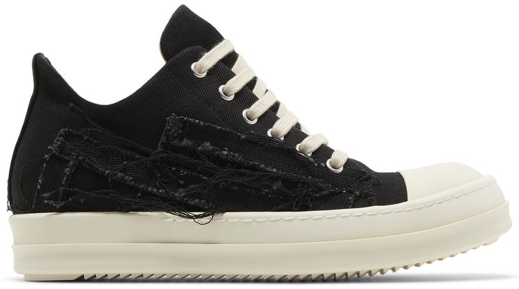 Rick Owens Wmns EDFU DRKSHDW Slashed Low Black Milk