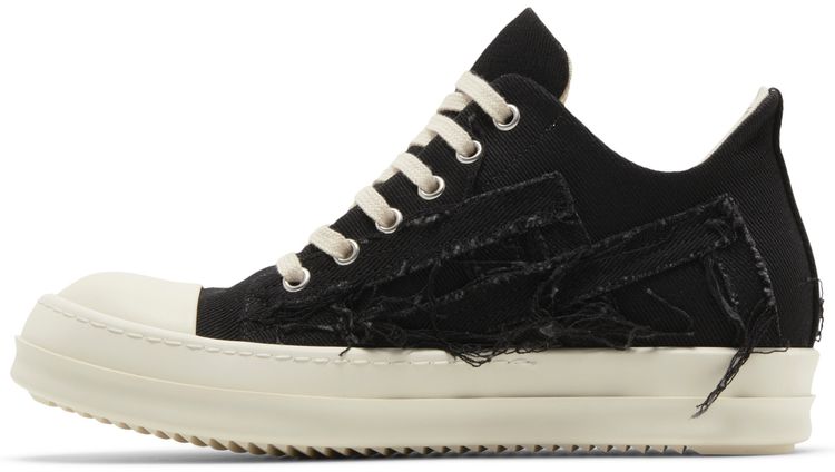 Rick Owens Wmns EDFU DRKSHDW Slashed Low Black Milk