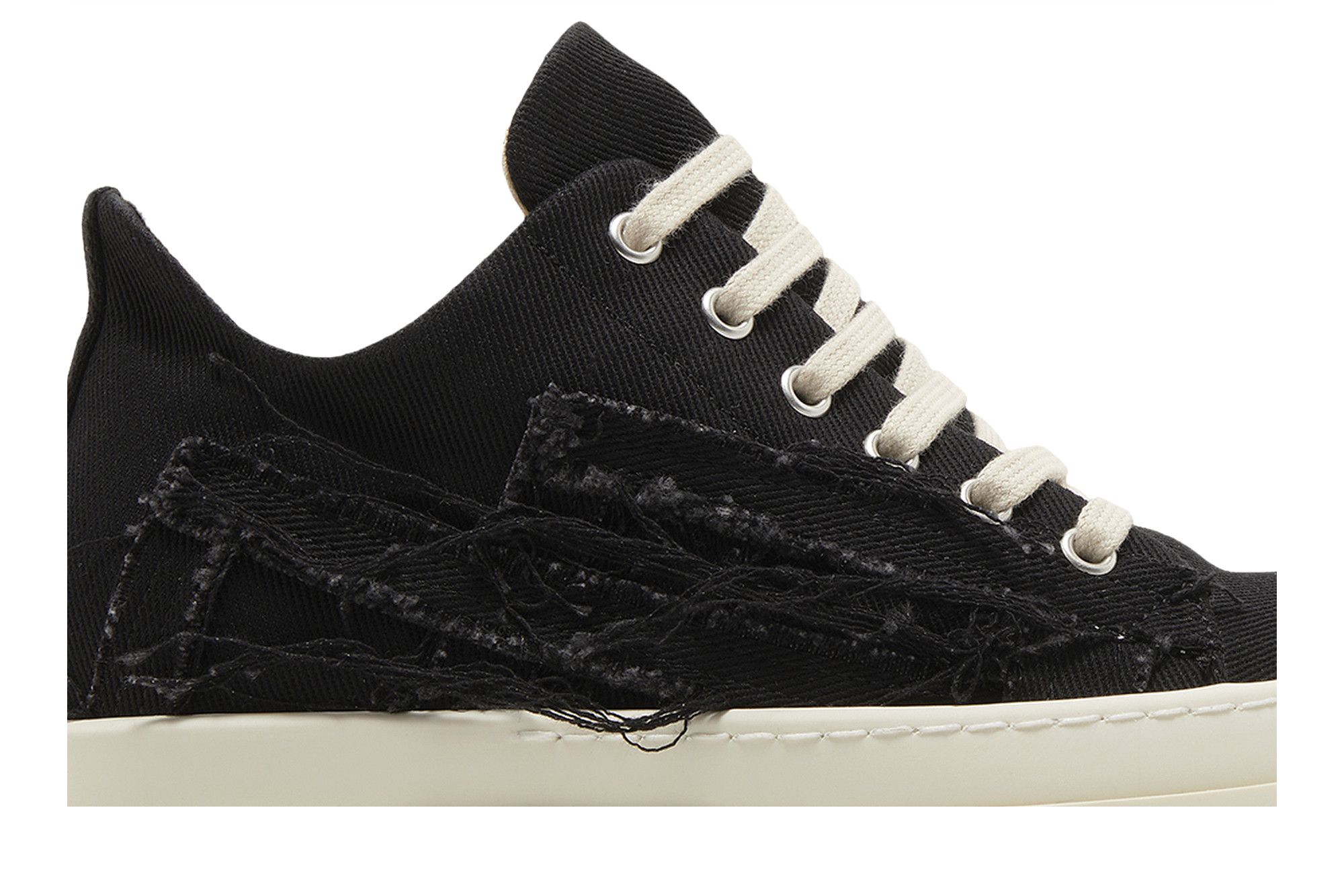 Buy Rick Owens Wmns EDFU DRKSHDW Slashed Low 'Black Milk' - DS01C6809 SLASH  911 | GOAT