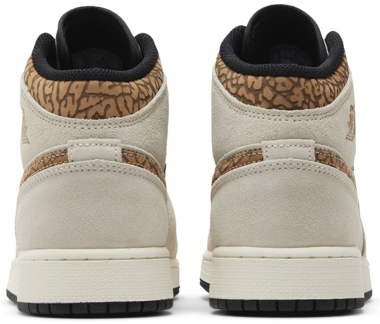 Air Jordan 1 Mid SE GS Brown Elephant