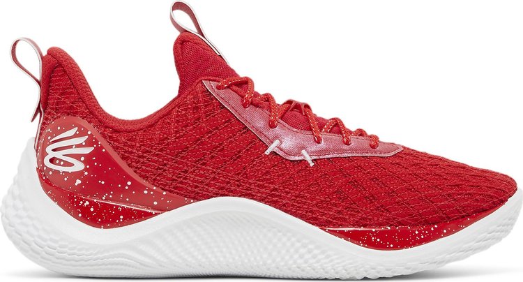 Under Armour Team Curry 10 Basketball Shoe- Red/White- 3026624