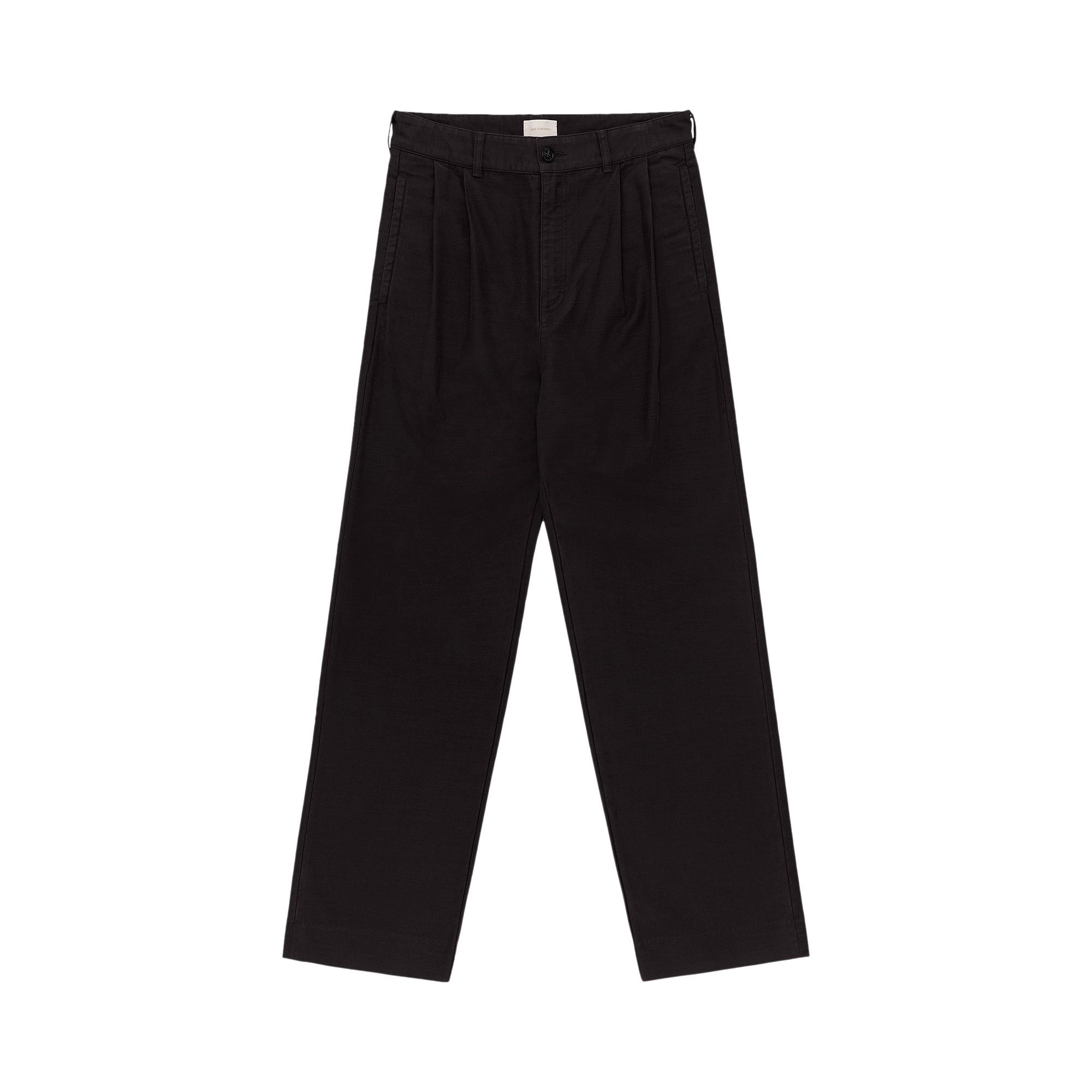 Buy Aimé Leon Dore Garment Dyed Double Pleated Pant 'Jet Black