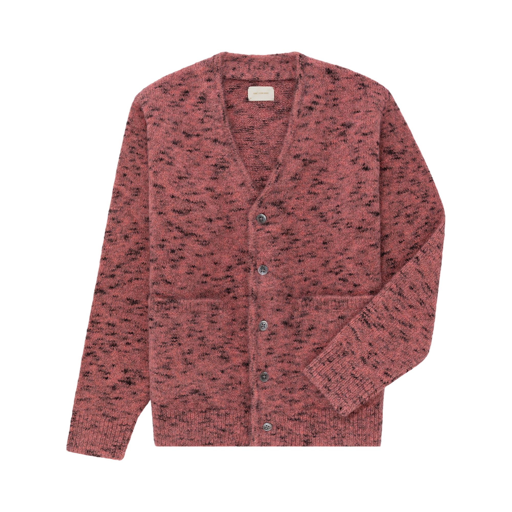 Buy Aimé Leon Dore Space Dyed Mohair Cardigan 'Pink' - FW23KS029