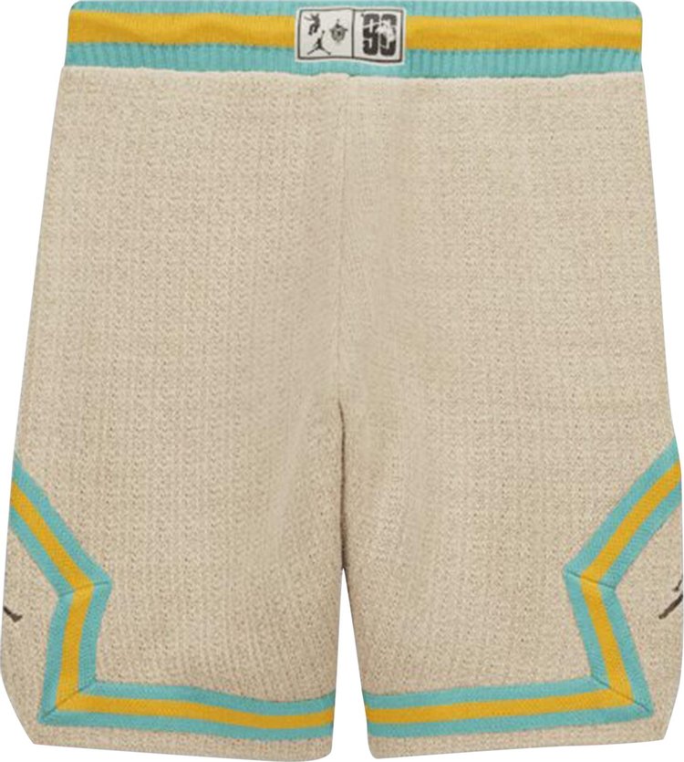 Air Jordan x UNION x Bephies Beauty Supply Diamond Shorts Baroque BrownWashed Teal