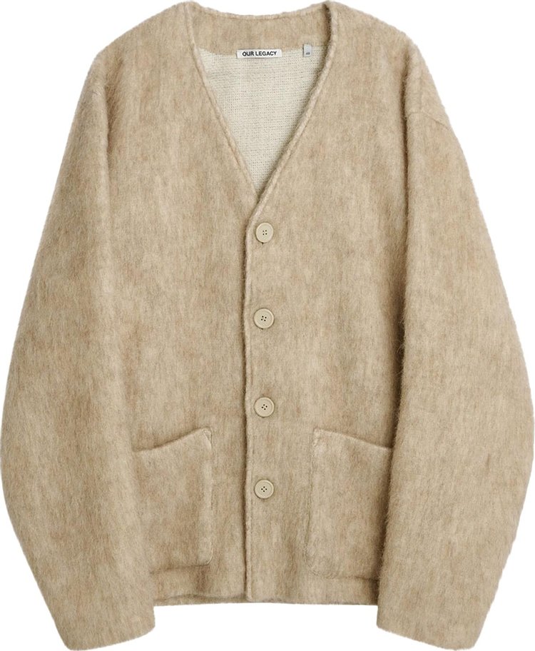 Our Legacy Mohair Cardigan Antique White